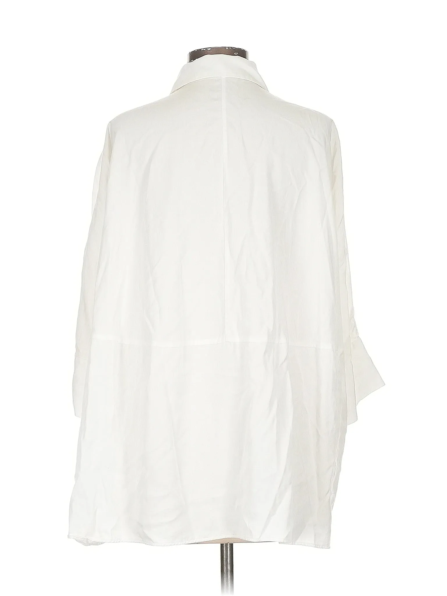 3/4 Sleeve Button Down Shirt