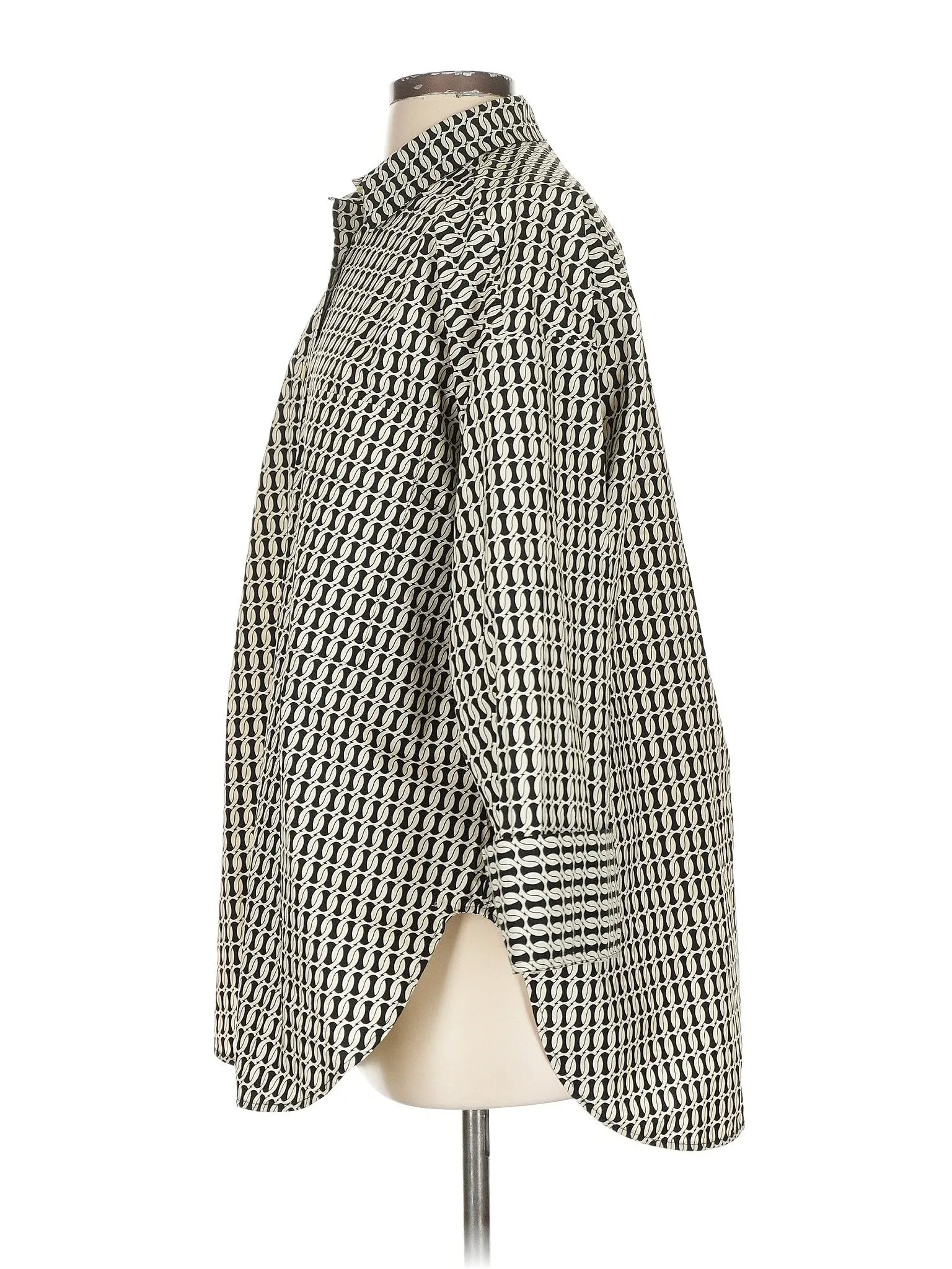 3/4 Sleeve Button Down Shirt