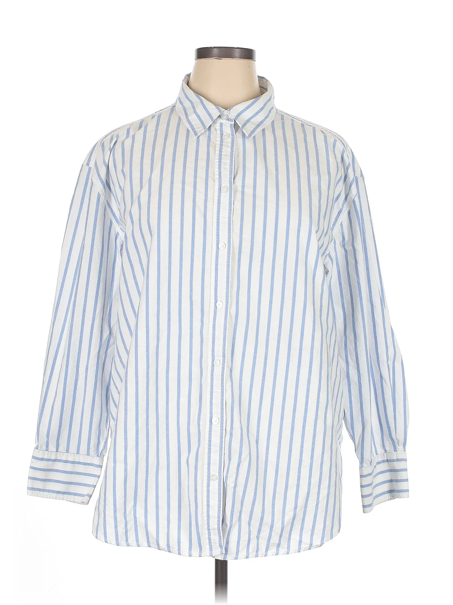 3/4 Sleeve Button Down Shirt