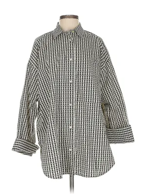 3/4 Sleeve Button Down Shirt