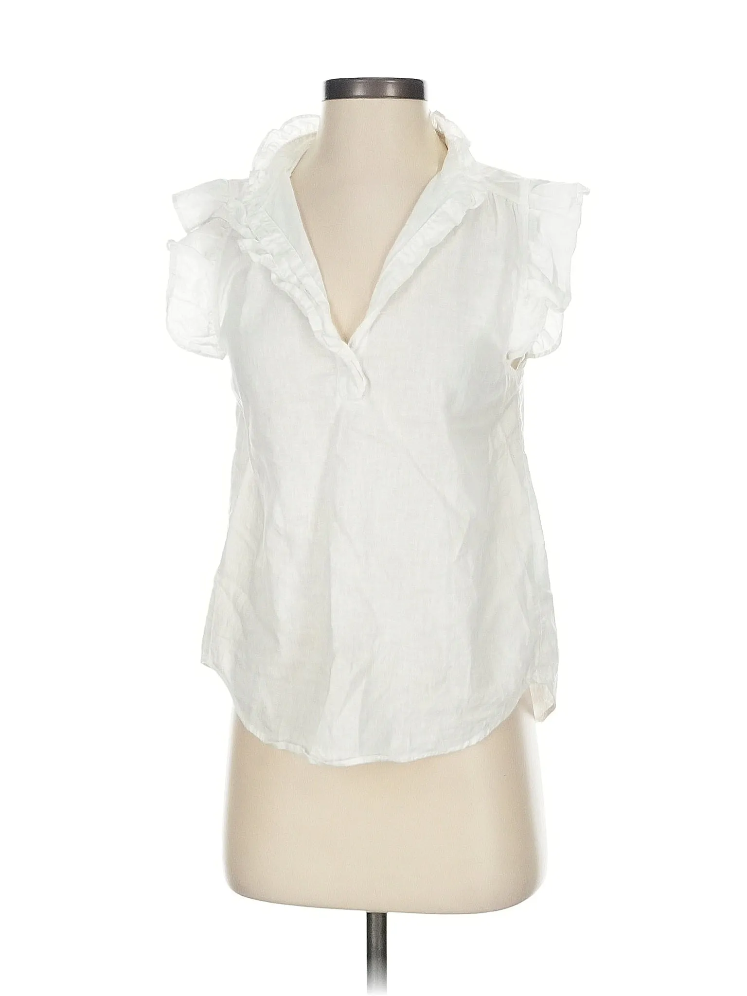 Sleeveless Button Down Shirt
