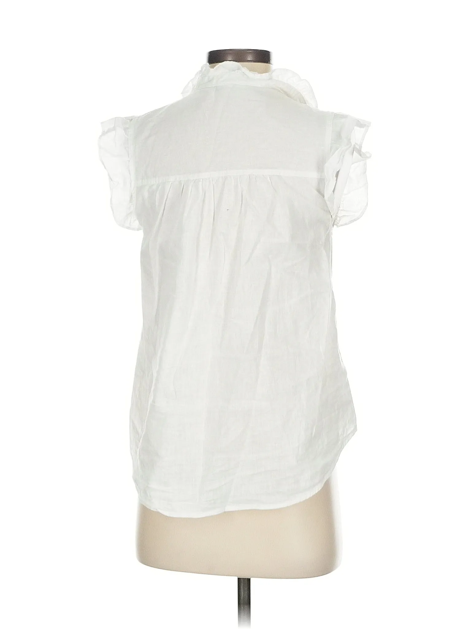 Sleeveless Button Down Shirt