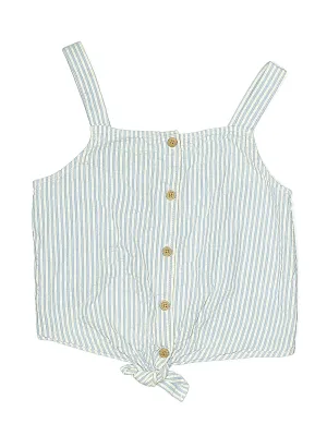 Sleeveless Button Down Shirt