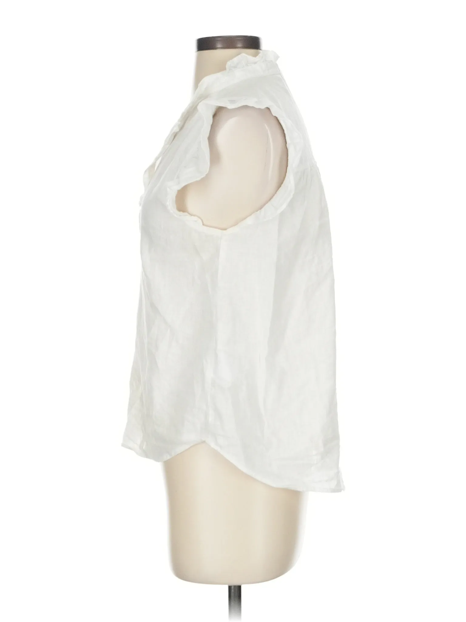Sleeveless Button Down Shirt