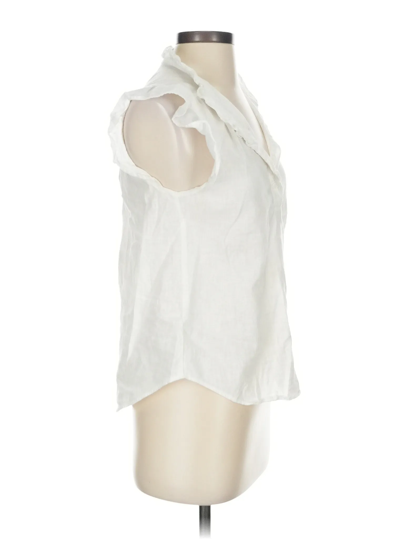 Sleeveless Button Down Shirt