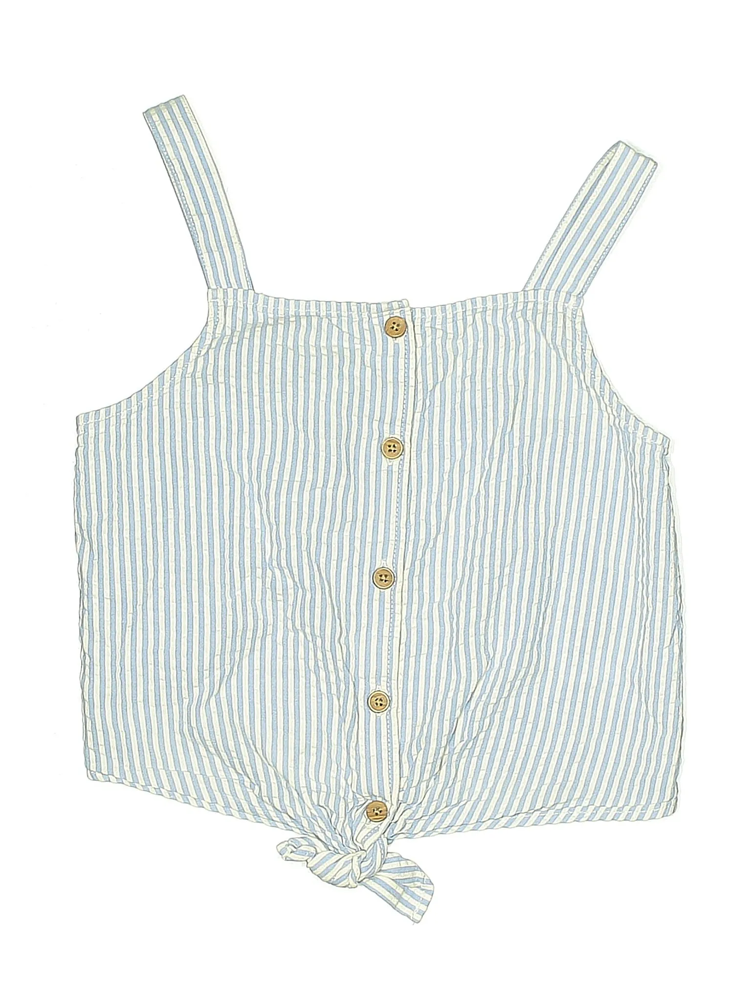 Sleeveless Button Down Shirt